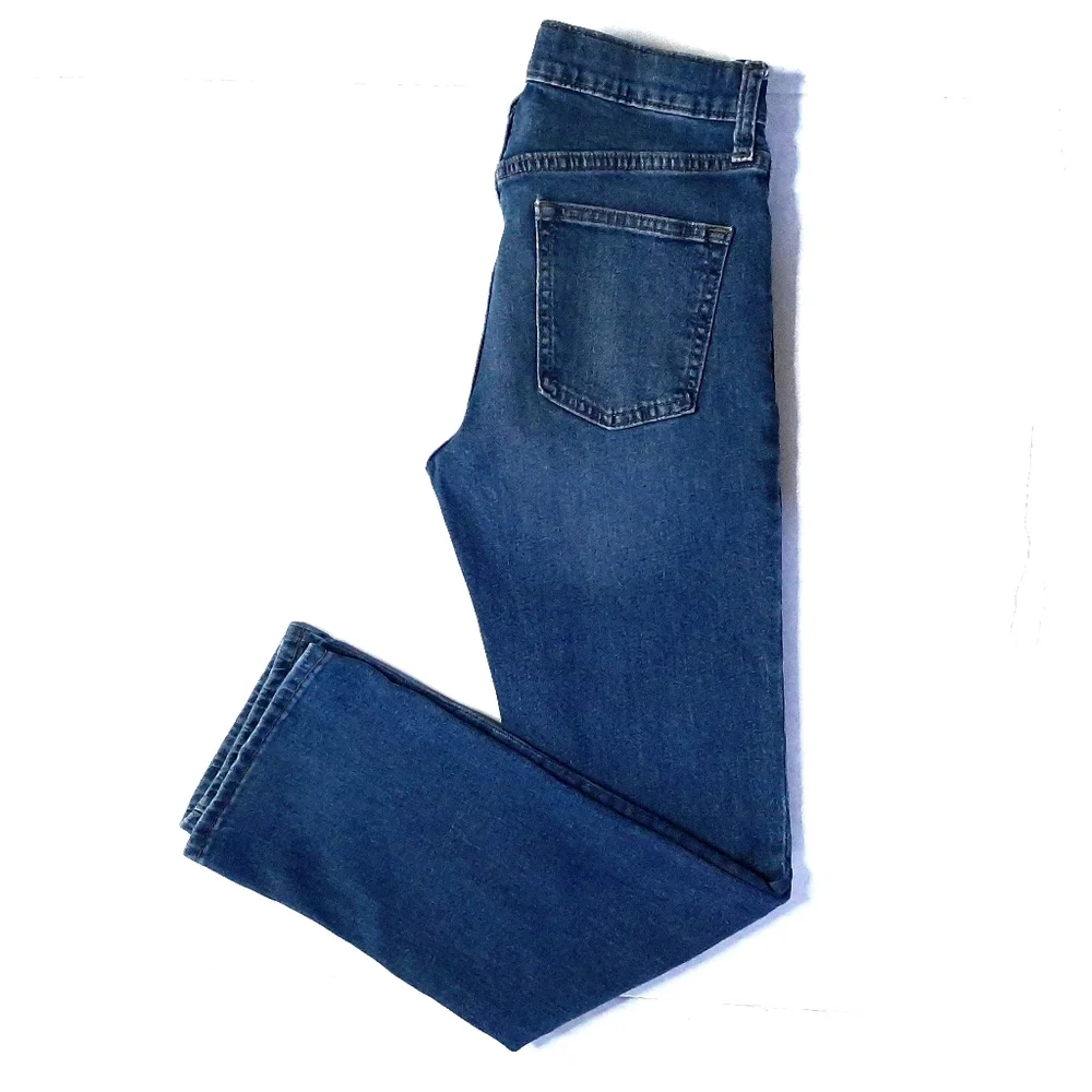 Old Navy Straight Built-In Flex Blue Jeans